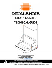 Dhollandia DH-VOG-33 K1 Technical Manual