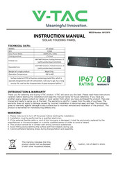 V-TAC VT-10160 Instruction Manual