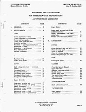 Teletype INKTRONIC RO Adjustments And Lubrication
