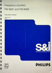 Philips PM 6668 Instruction Manual