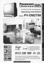 Panasonic Omnivision PV-DM2799 Operating Instructions Manual