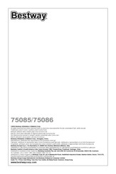 Bestway P5803 Owner's Manual