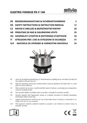 Silva Homeline PK-F 140 Safety Instructions & Instruction Manual