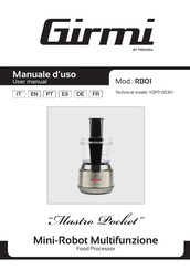 TREVIDEA Girmi Mastro Pocket User Manual