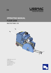 Lissmac MULTICUT 580 G Operating Manual