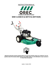 Orec SH61 Instruction Manual