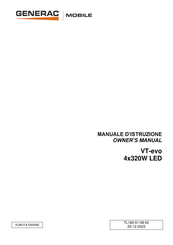 Generac Mobile VT-evo 4x320W LED Owner's Manual