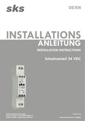 sks 300085 Installation Instructions Manual