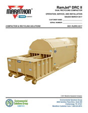 Dover Marathon RamJet DRC II Operation, Service And Installation Manual