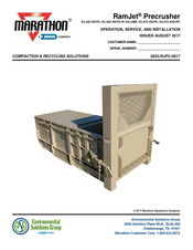 Dover Marathon RamJet RJ-575 HD/PC Operation, Service And Installation Manual