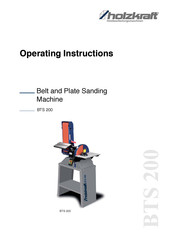 holzkraft BTS 200 Operating Instructions Manual