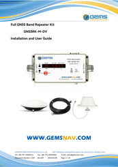 Gems GNSSRK-M-DV Installation And User Manual