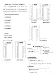 Megmeet MC160X-0806BTD1-2 Quick Start Manual