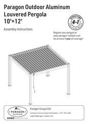 Paragon PRLUG-1012GY Assembly Instructions Manual