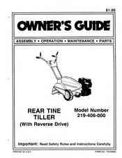MTD 219-406-000 Owner's Manual