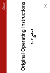 ErgoPack RE Operating Instructions Manual
