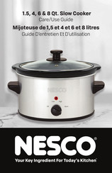 Nesco SC-6-22 Care And Use Manual