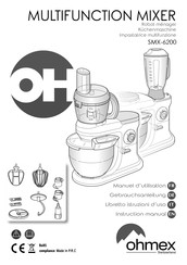 ohmex OHM-SMX-6200 Instruction Manual