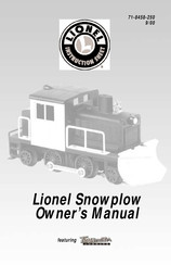 Lionel TrainMaster Snowplow Owner's Manual