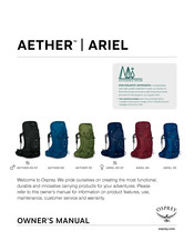 Osprey AETHER Series Owner's Manual