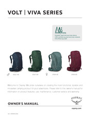 Osprey VOLT Series Owner's Manual