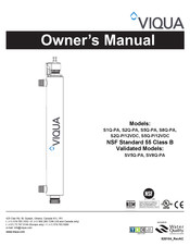 Water quality VIQUA S2Q-PA Owner's Manual