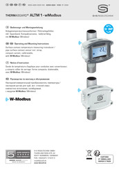 S+S Regeltechnik THERMASGARD ALTM 1 wModbus Operating And Mounting Instructions Manual