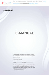 Samsung UE43RU7099UXZG Manual