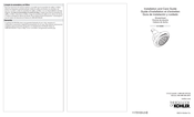 Kohler K-15996 Installation And Care Manual