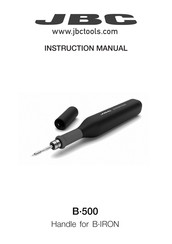 jbc B-500-B Instruction Manual