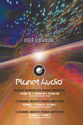 Planet Audio PL2400.4 User Manual