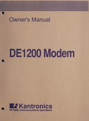 Kantronics DE1200 Owner's Manual
