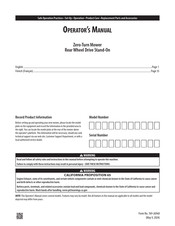 Cub Cadet PRO X 636 Operator's Manual