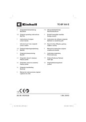 EINHELL TC-BF 500 E Original Operating Instructions