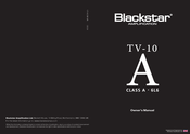 Blackstar Amplification TV-10 A Owner's Manual