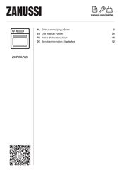 Zanussi ZOPKA7KN User Manual