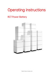 RCT Power Power Battery 19.2 Operating Instructions Manual