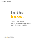 MPOWERD 1031-002 Quick Start Manual