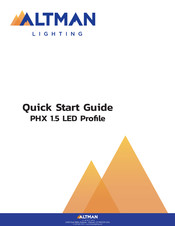 Altman PHX1.5 LED Quick Start Manual
