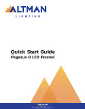 Altman Pegasus 8 LED Fresnel Quick Start Manual
