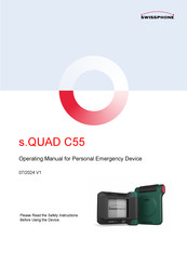 SwissPhone s.QUAD C55 Operating Manual