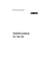 Zanussi Di760SS Instruction Booklet