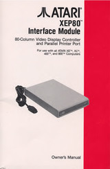 Atari XEP80 Owner's Manual