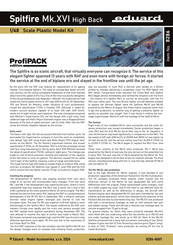 Eduard Spitfire Mk.XVI High Back Assembly Instructions Manual
