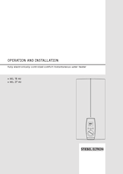 Steibel Eltron DEL 27 AU Operation And Installation Manual
