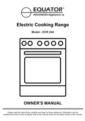 Equator ECR 244 Owner's Manual