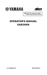 Yamaha SXR2NEM Operator's Manual