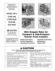 Worksaver SCG-48S Owner's/Operator's Manual