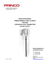 PRINCO L2631R Instruction Manual