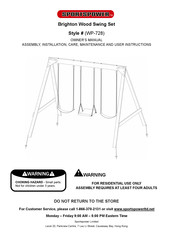 SPORTSPOWER Brighton Wood WP-728 Owner's Manual